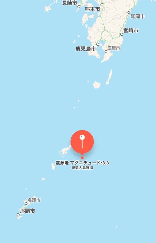 奄美大島近海